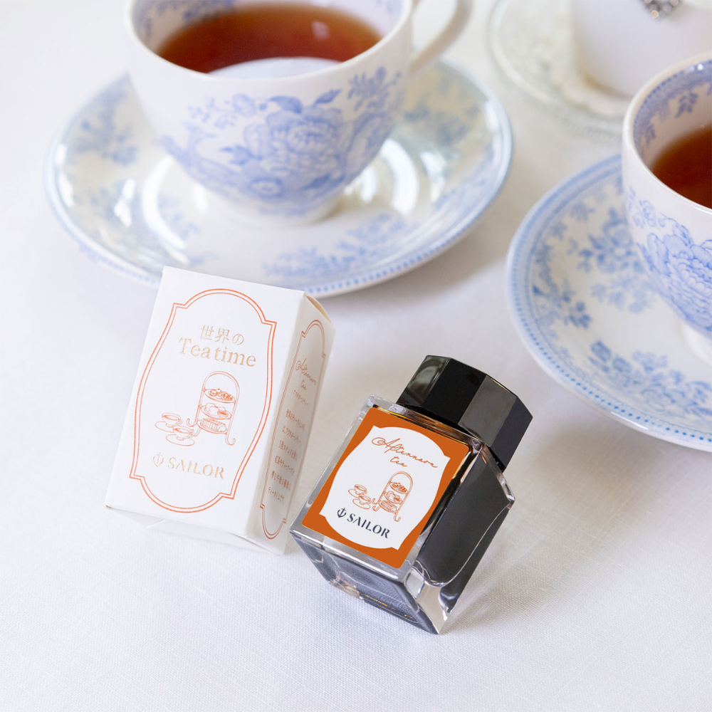Ink Tea Sailor Bottled Fountain Pen Ink - Tea Time Around the World Limited Ed