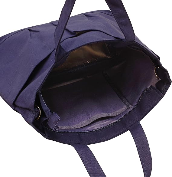 Open view of the Delfonics Rollbahn Small Inner Carrying Bag showing spacious main compartment and interior pockets.