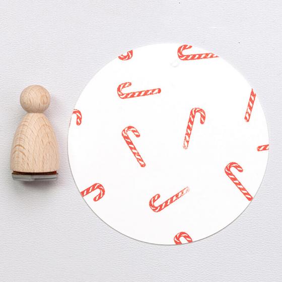 Perlenfischer Stamp - Candy Cane Small - The Journal Shop