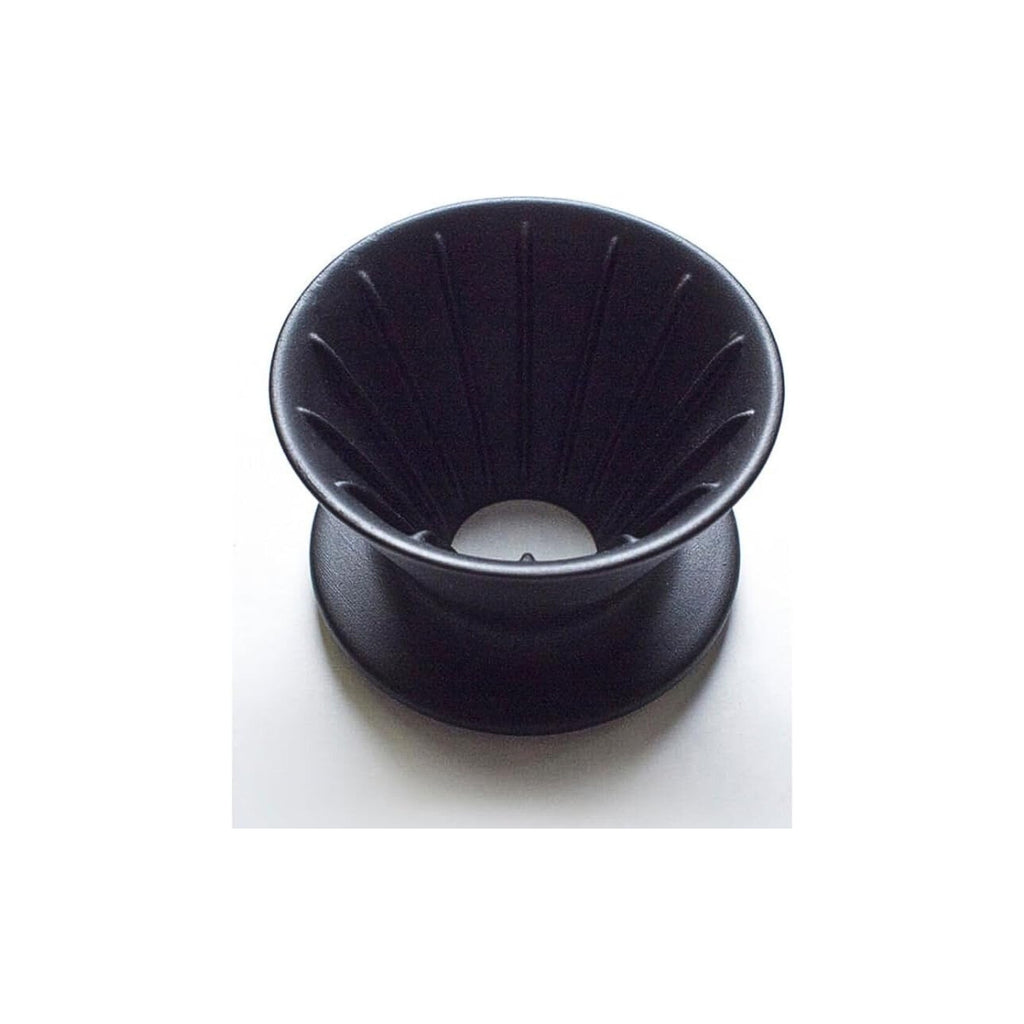 Top view of the HMM Patio Coffee Dripper showing its ridged brewing interior.