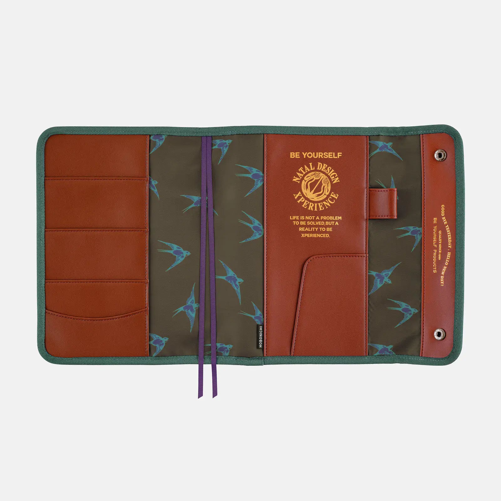 Hobonichi 2027 A5 Cousin Cover: Natal Design Retro Stripe