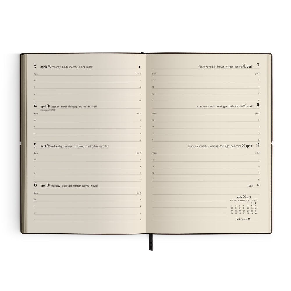 CIAK 2024 Weekly Horizontal Planner [12 x 17cm] - The Journal Shop