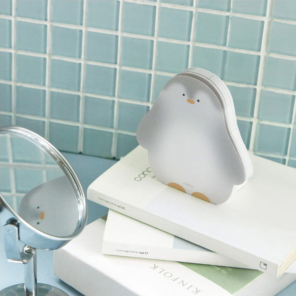 The Journal Shop - Iconic Animal Memo Pad, penguin memo pads.