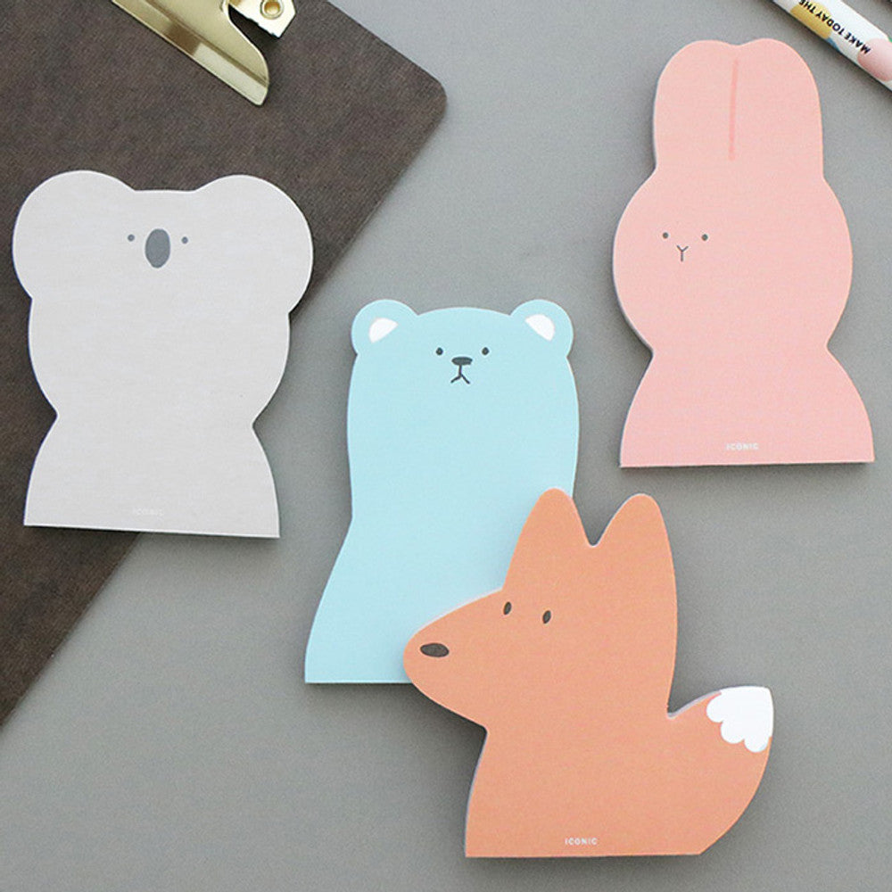Iconic Animal Shape Memo Pad