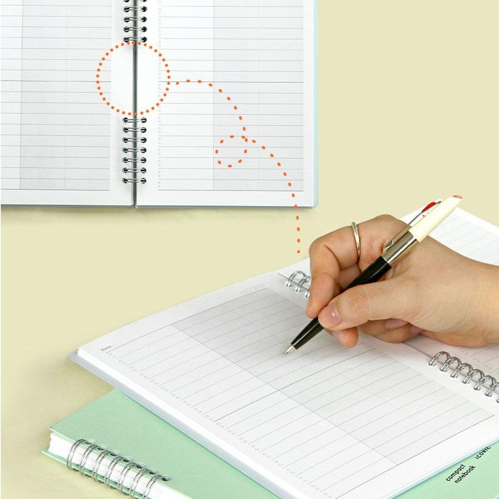 The Journal shop - Iconic Daily A5 Word Book A5 vocabulary learning notebook being used for handwriting practice.