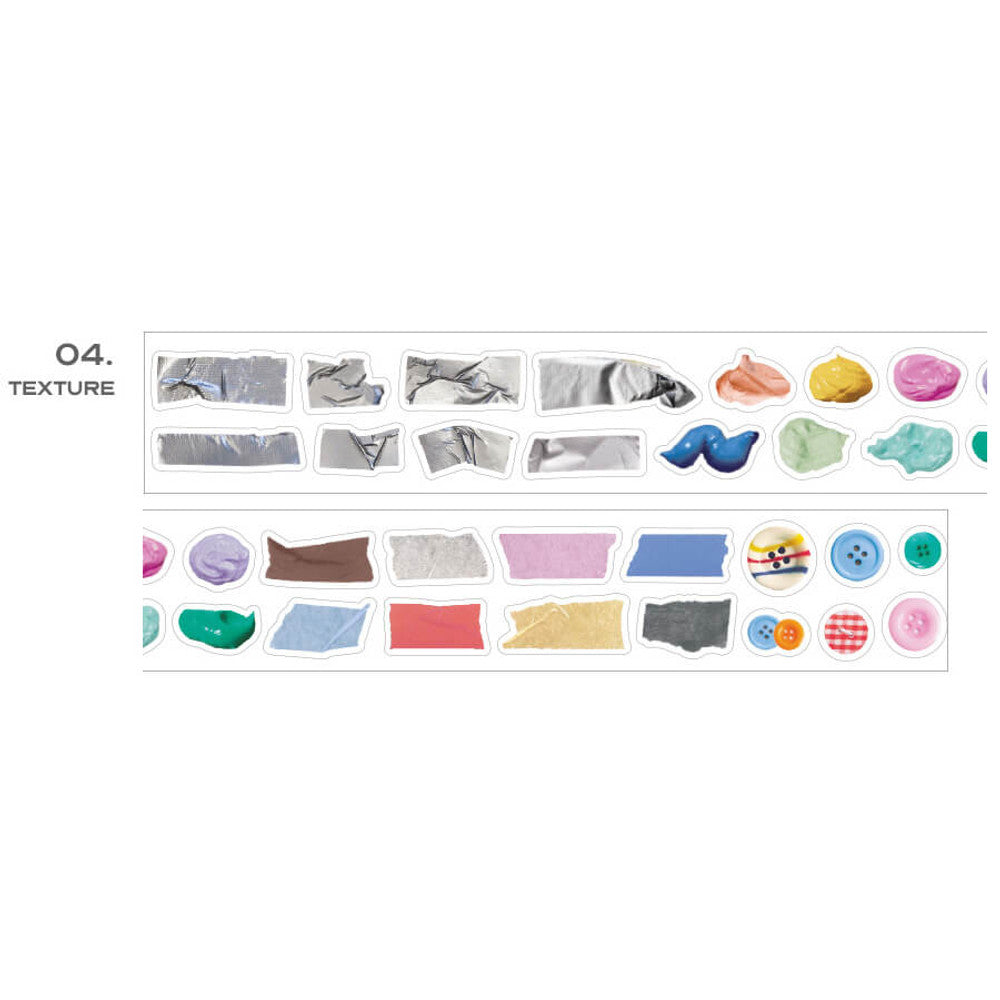 The Journal Shop - Iconic Deco Kiss Cut Tape - Texture