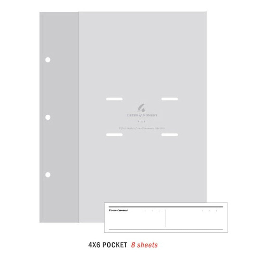 The Journal Shop - White lined refill pages designed for notes and journalling inside the Iconic Memory Binder.