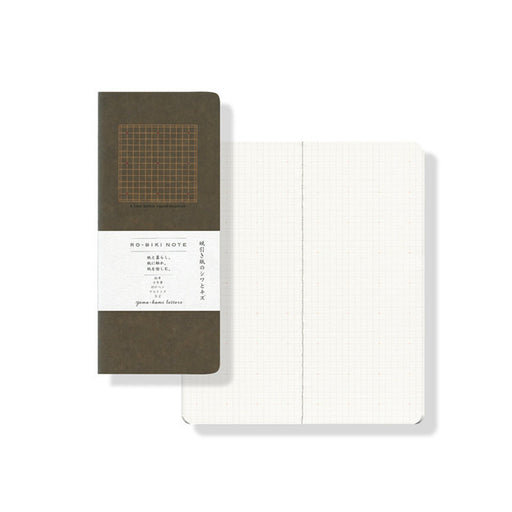Yamamoto Paper RO-BIKI NOTE 4.5mm Square Reticule Dot Grid Notebook - The Journal Shop