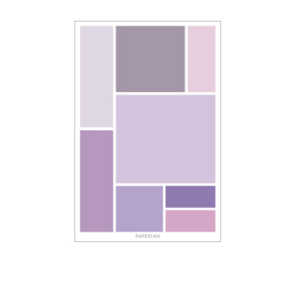 Paperian Colour Palette Stickers [Square] - The Journal Shop