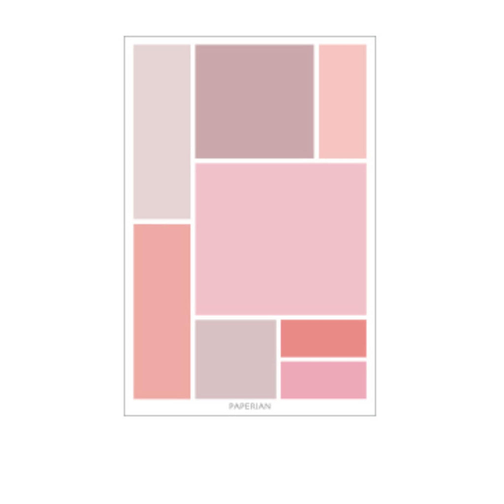 Paperian Colour Palette Stickers [Square] - The Journal Shop