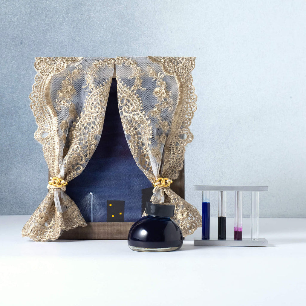 The Journal Shop - Kakimori  Colour Specimen Ink - 204 the night sky lingers.