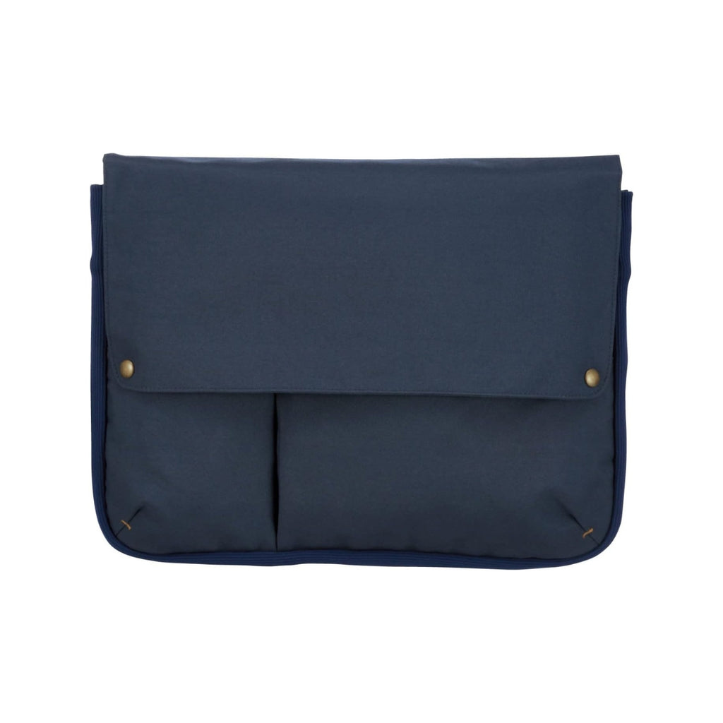 Kokuyo Bizrack Bag-in-Bag in horizontal smoky navy displayed upright on a white background.