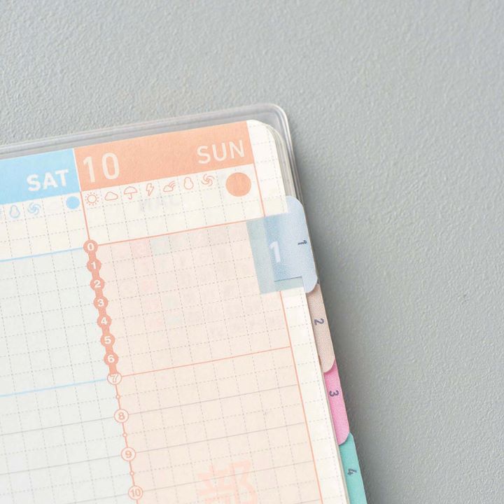 Kokuyo Jibun Tech Index Tabs - For Standard - The Journal Shop