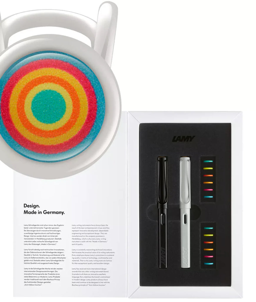 LAMY Safari Multicolour Fountain Pen Set – Black & White
