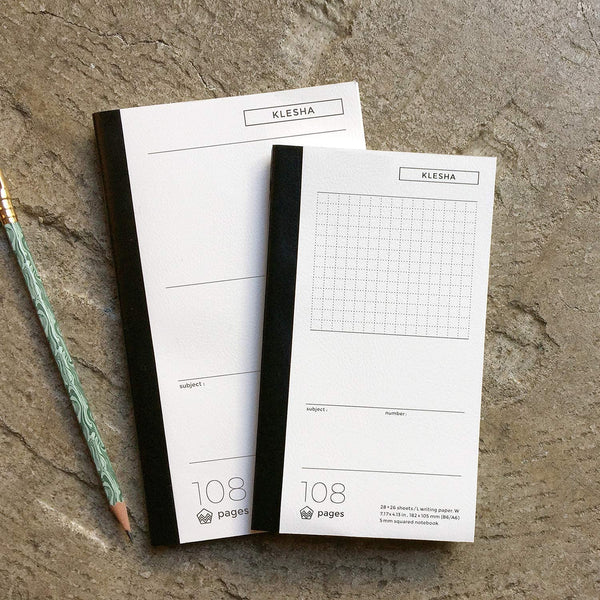 Life Klesha Notebook | Slim A5/B6 and B6/A6 Sizes | Grid, Plain, Ruled