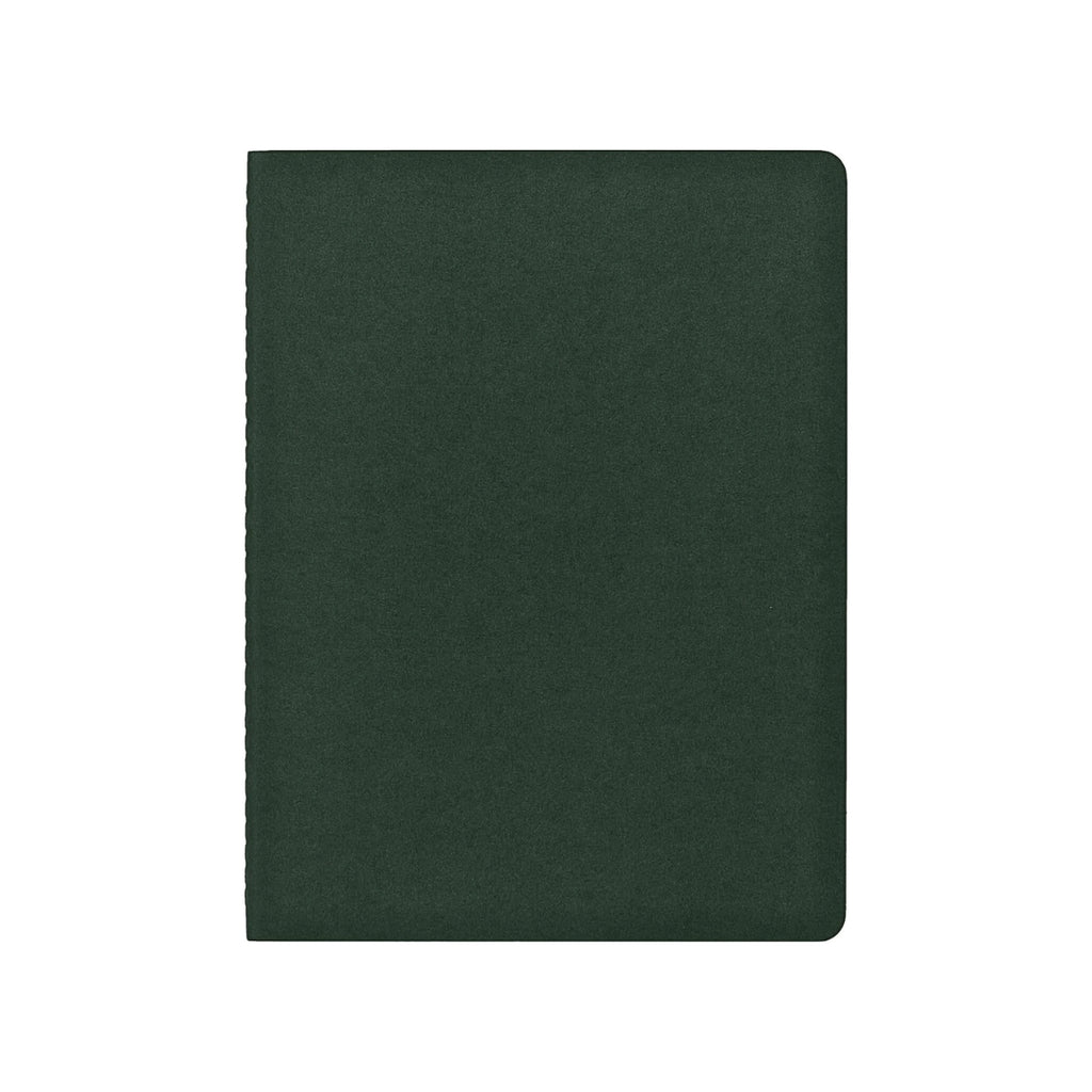 Front cover of Moleskine Extra Large Cahier - Lined in Myrtle Green.
