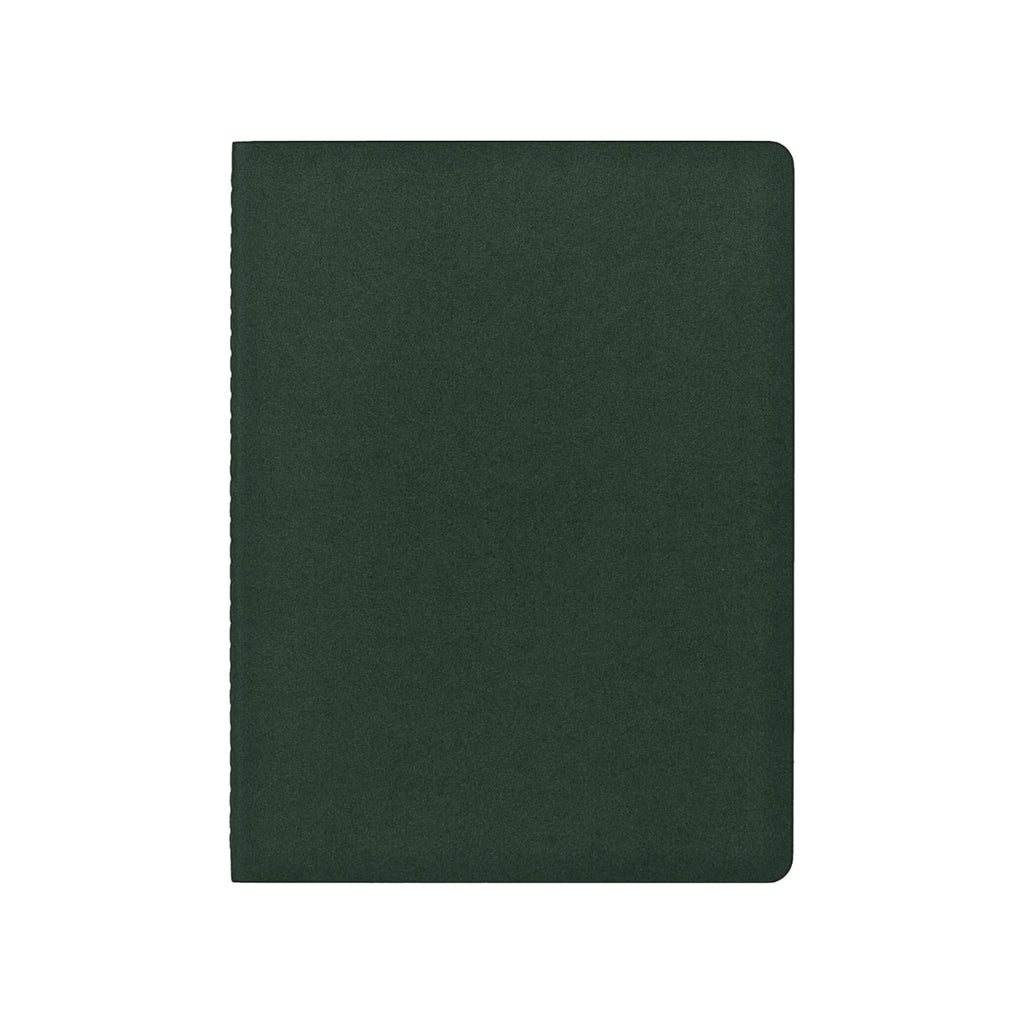 Front cover of Moleskine Extra Large Cahier in Myrtle Green plain style.