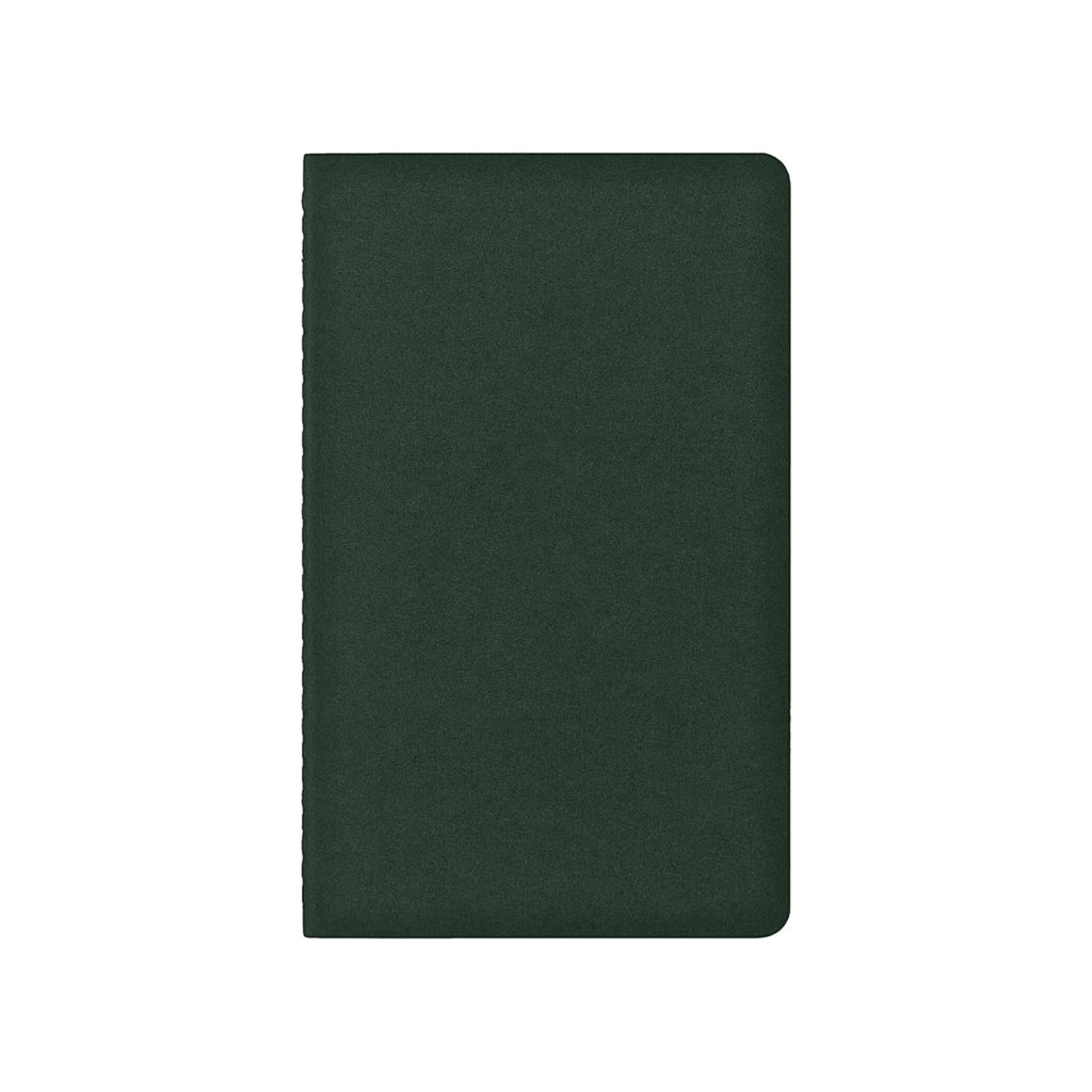 Front cover of Moleskine Large Cahier in Plain - Myrtle Green.