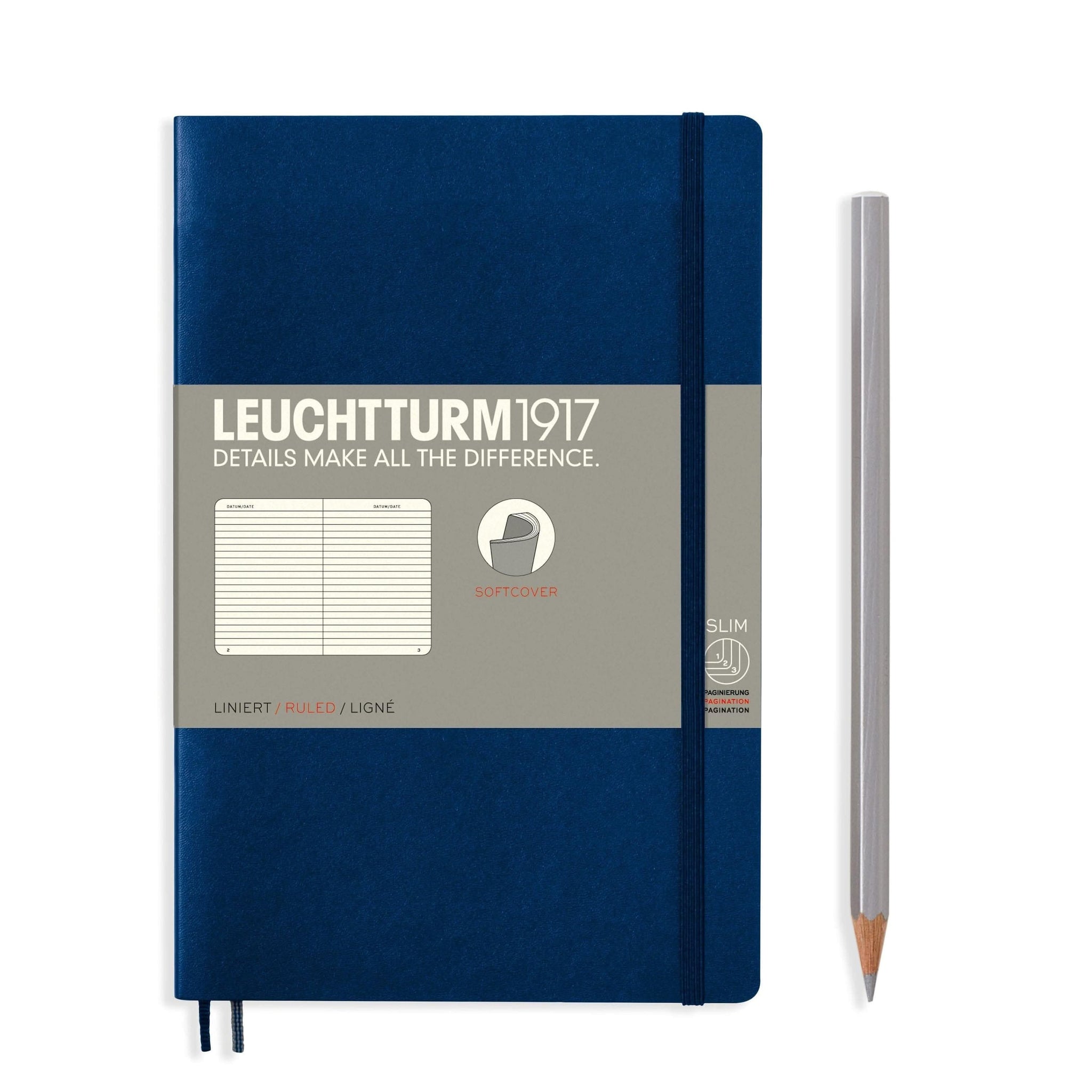 Leuchtturm Softcover B6 Notebook – Compact, Organised, Elegant