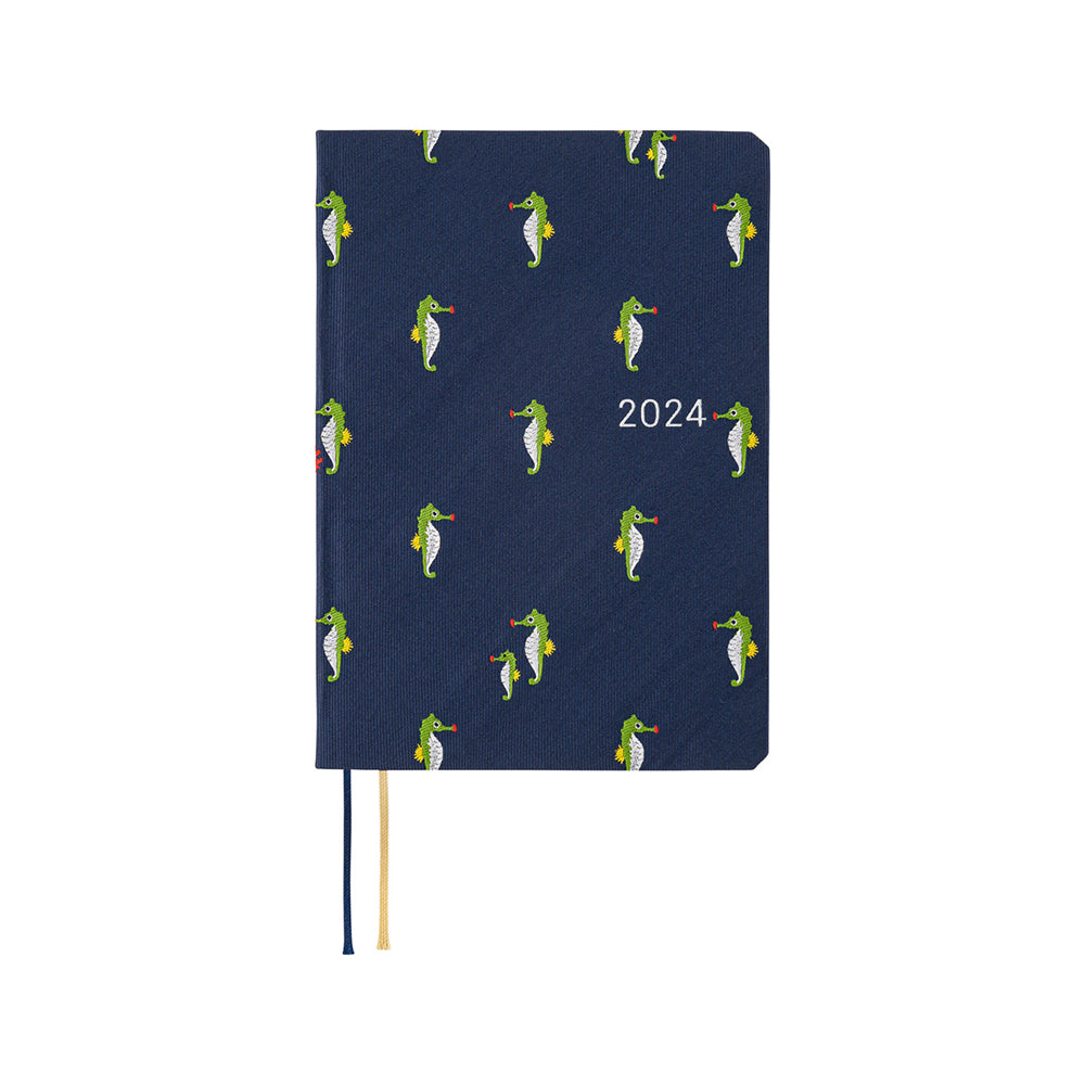 Hobonochi 2024 A6 HON Diary Bow & Tie: Tiny Dragons [ENG] - The Journal Shop
