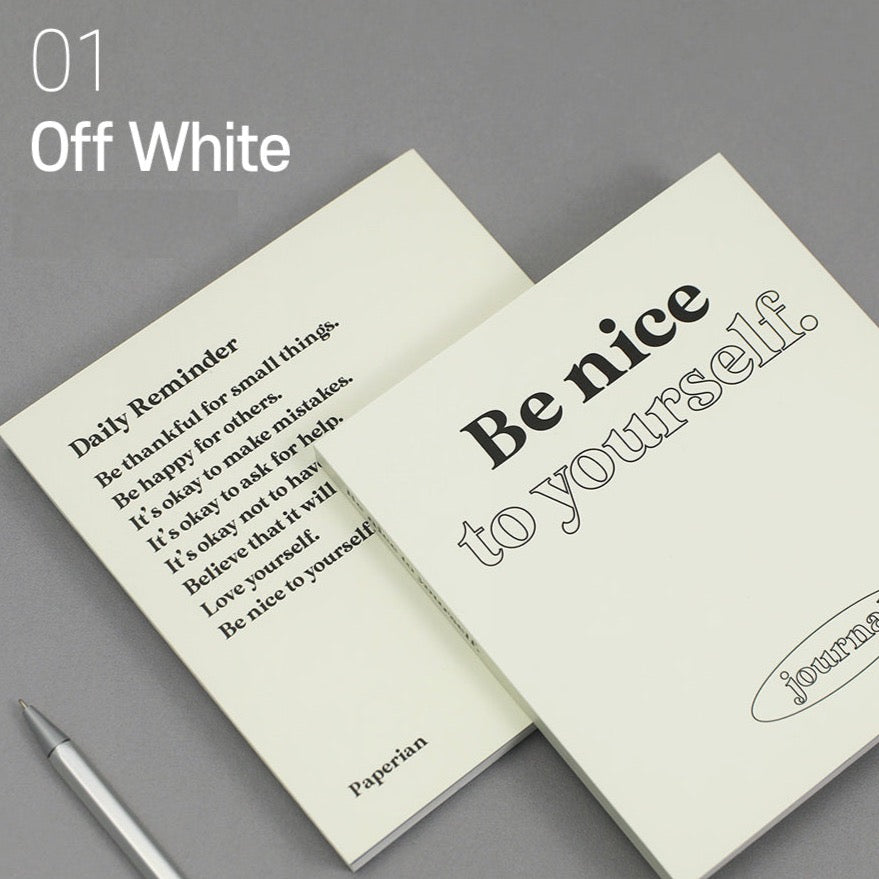 Paperian Be Nice to Yourself Diary - The Journal Shop