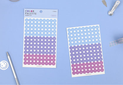 Paperian Colour Palette Stickers - Face - The Journal Shop