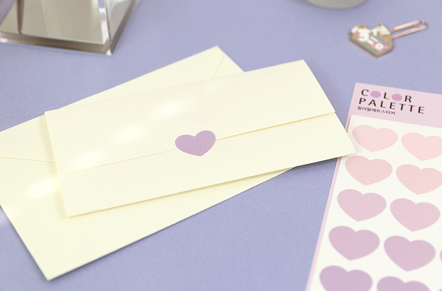 Paperian Colour Palette Stickers - Heart - The Journal Shop