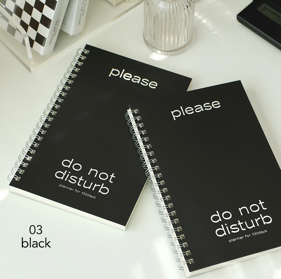 Paperian Do Not Disturb 100 Day Planner - The Journal Shop