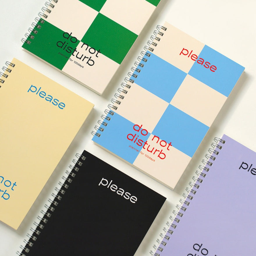 Paperian Do Not Disturb 100 Day Planner - The Journal Shop