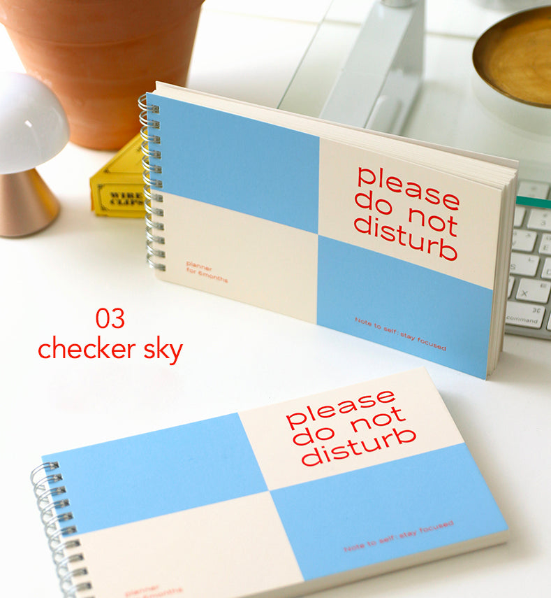 Paperian Do Not Disturb 6 Month Planner - The Journal Shop