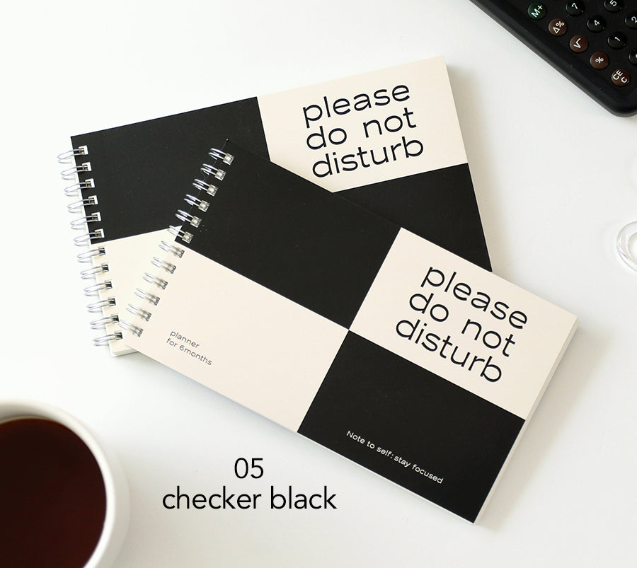 Paperian Do Not Disturb 6 Month Planner - The Journal Shop