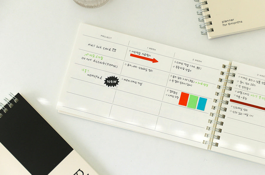 Paperian Do Not Disturb 6 Month Planner - The Journal Shop