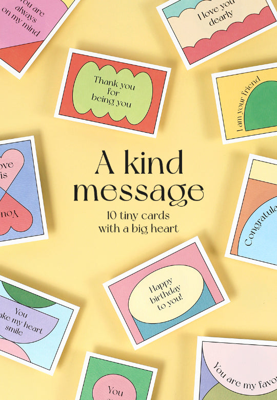 Paperian Kind Message Card Set (10 Cards) - The Journal Shop