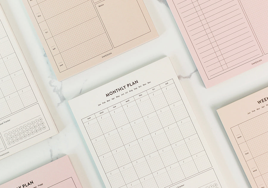 Dateless planner A5+ - Sky Grey 