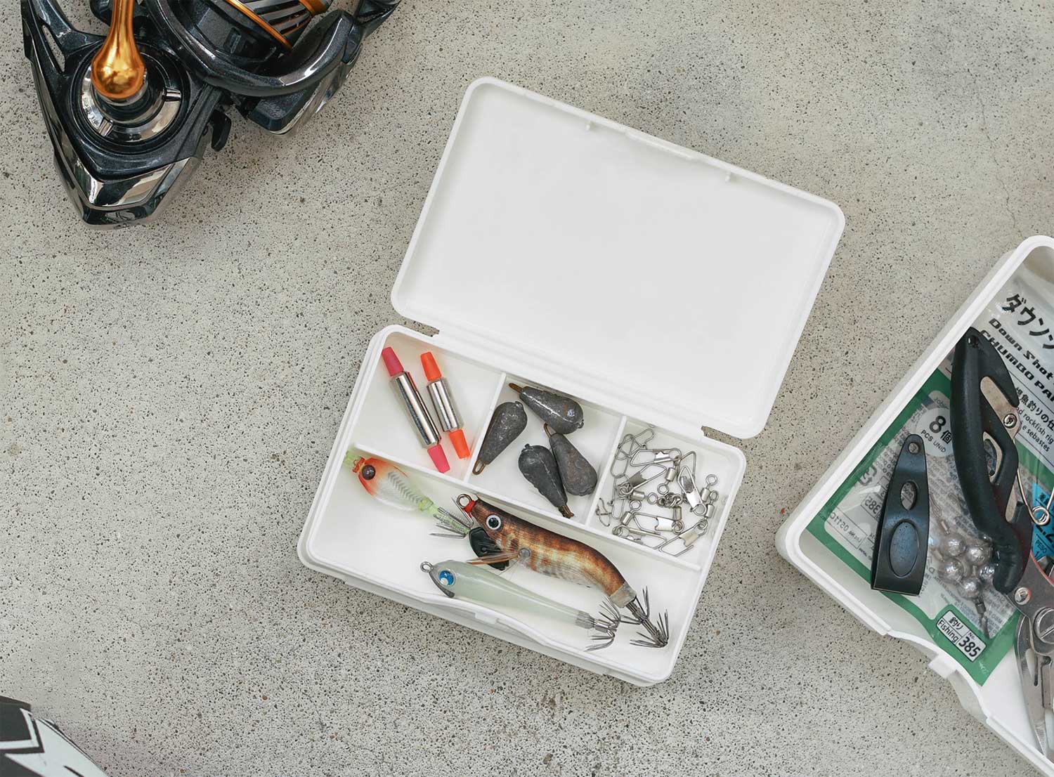 Multifunctional Fishing Box Double-Sided Plastic Boxes Organizer