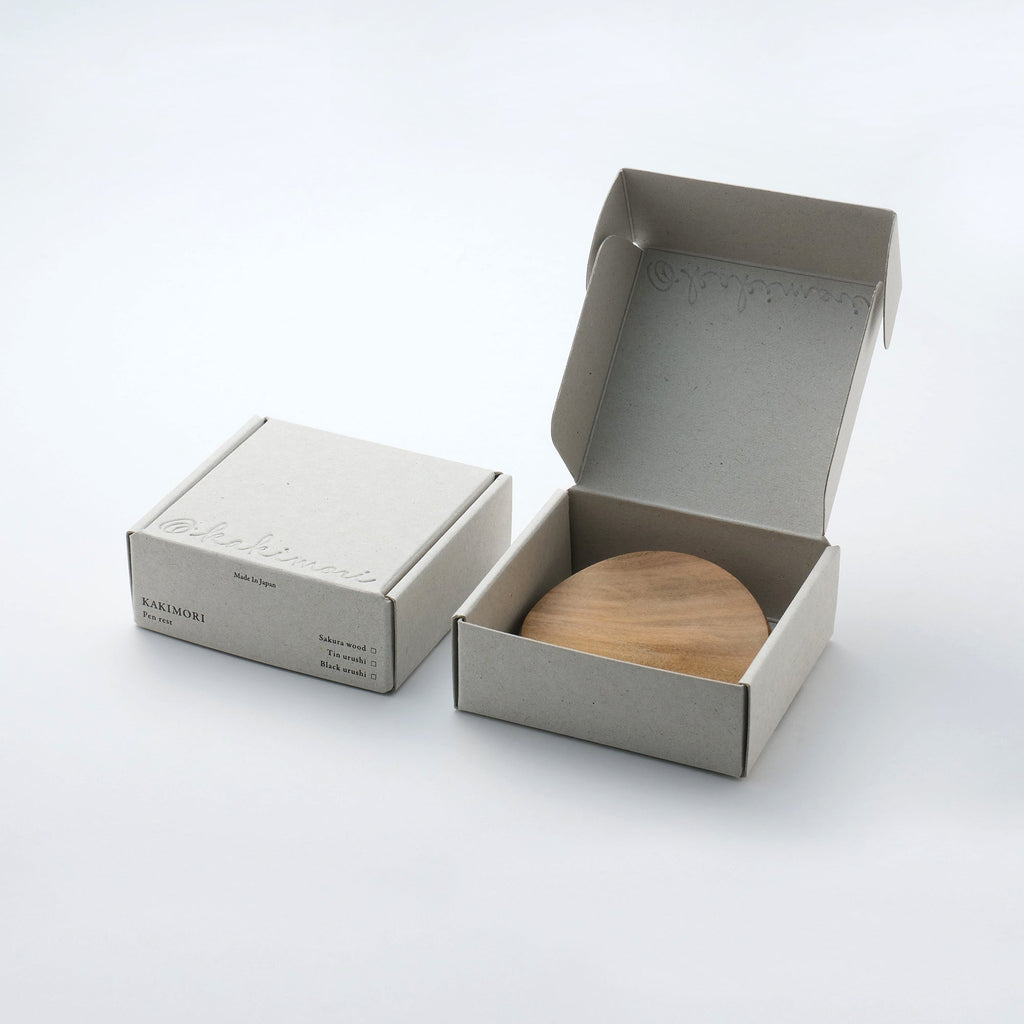 Kakimori Pen Rest - Sakura Wood - The Journal Shop