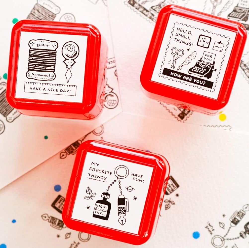 Eric Small Things Eric Small Things x sanby – Self-Inking Stamps (9 Designs) | Cute ...