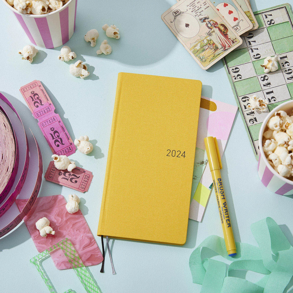 Hobonichi Weeks Japanese Edition April 2024 Start [Colours: Poppin’ Yellow] - The Journal Shop
