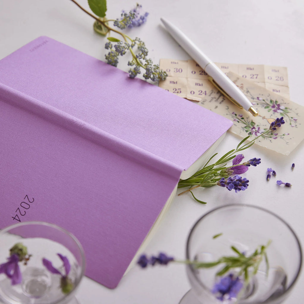 Hobonichi Weeks Japanese Edition April 2024 Start [Colours: Lavender] - The Journal Shop