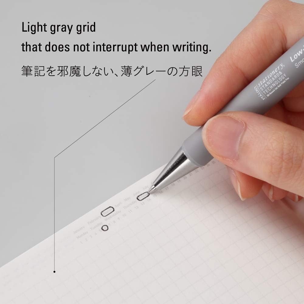 STALOGY 365 Days Notebook (A5, Grid)