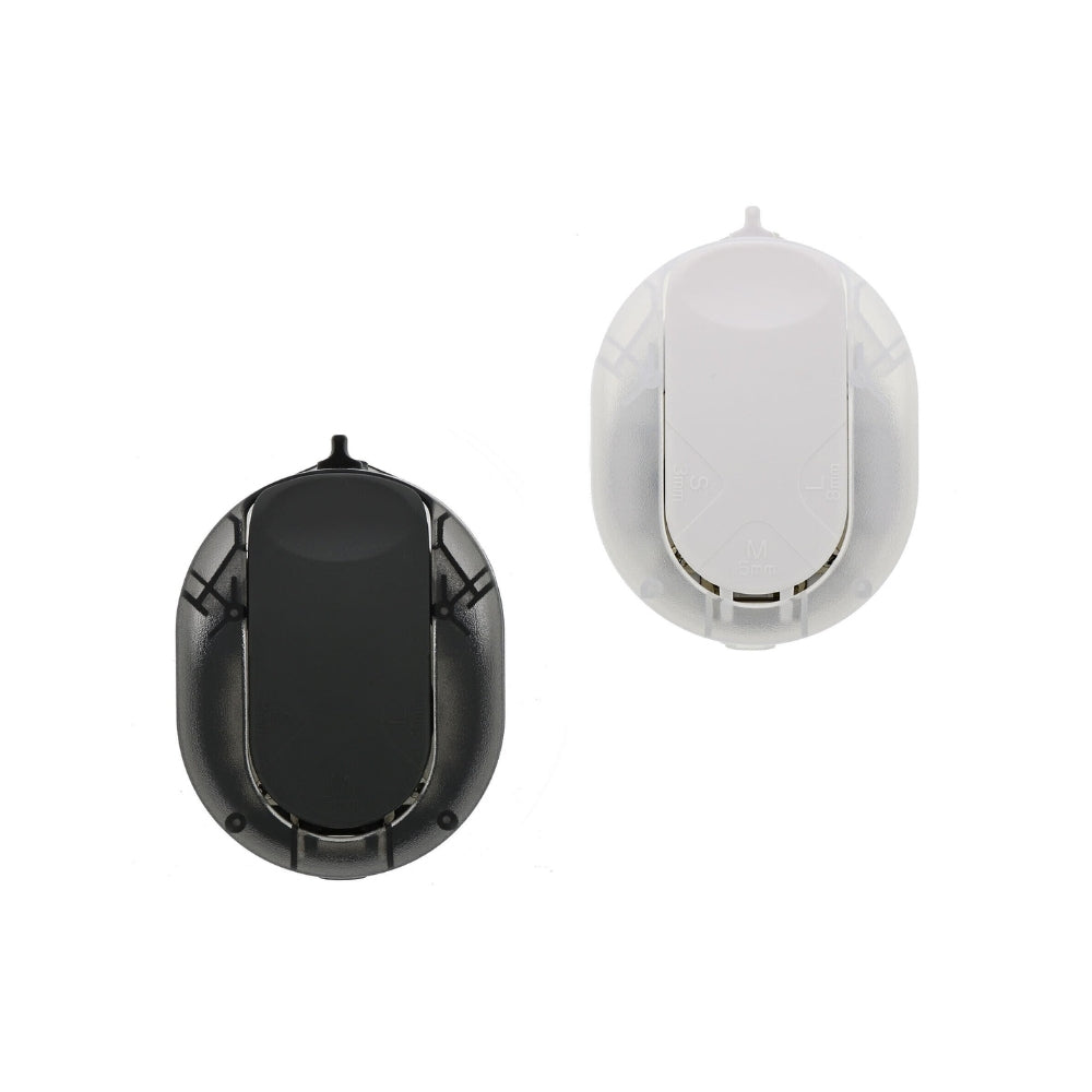 Sun-Star Kadomaru Pro Neo Corner Cutters in black and white, displayed side by side.