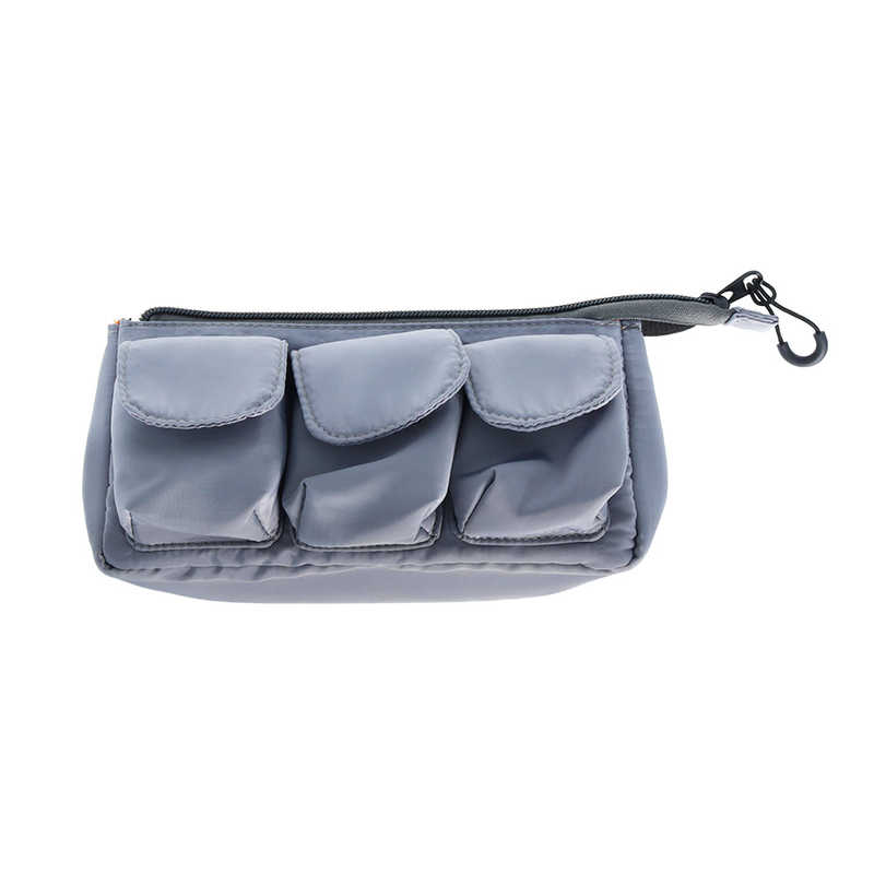 Grey Sun-Star Gears Pack multi-function pencil case with three front pockets. 