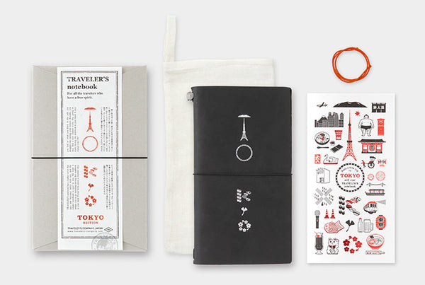 TRAVELER'S Limited Edition Tokyo Notebook Black