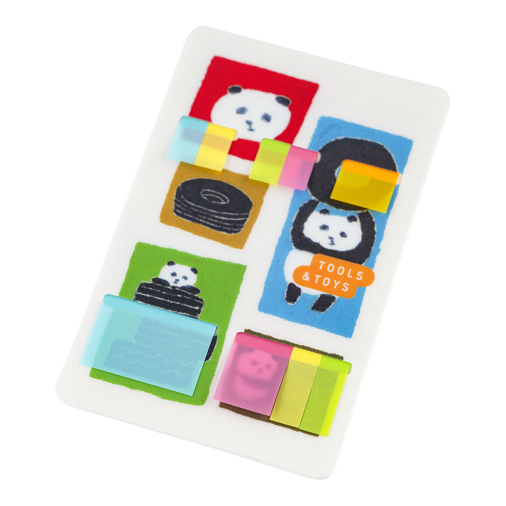 Hobonichi Translucent Sticky Notes [Jin Kitamura Love it Panda] - The Journal Shop