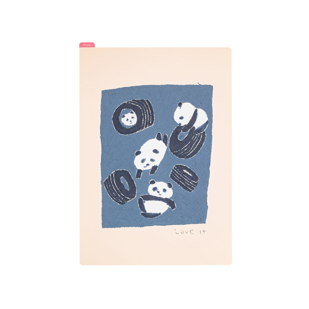 Hobonichi Pencil Board [Jin Kitamura Love it Panda] - The Journal Shop