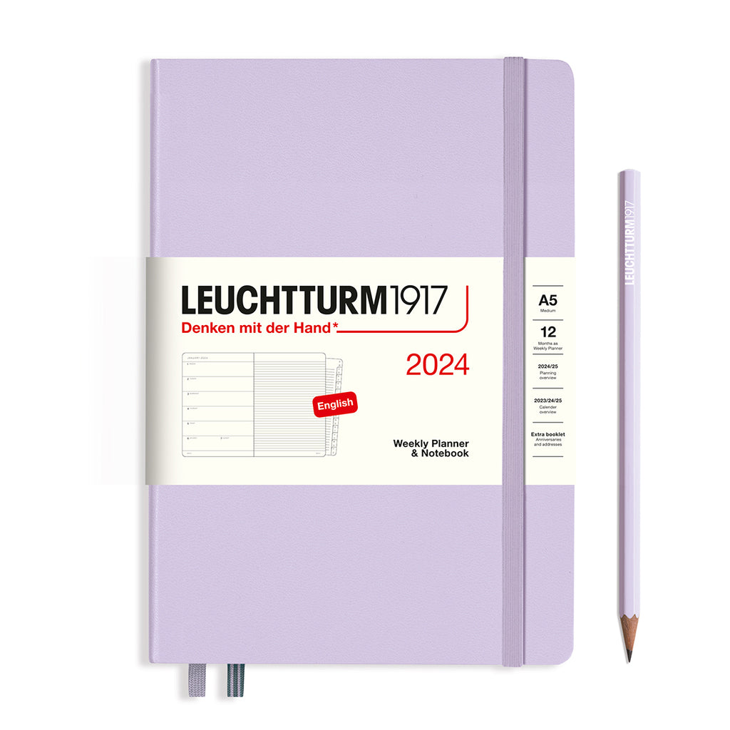 Leuchtturm1917 2024 Weekly Planner & Notebook (A5) - The Journal Shop
