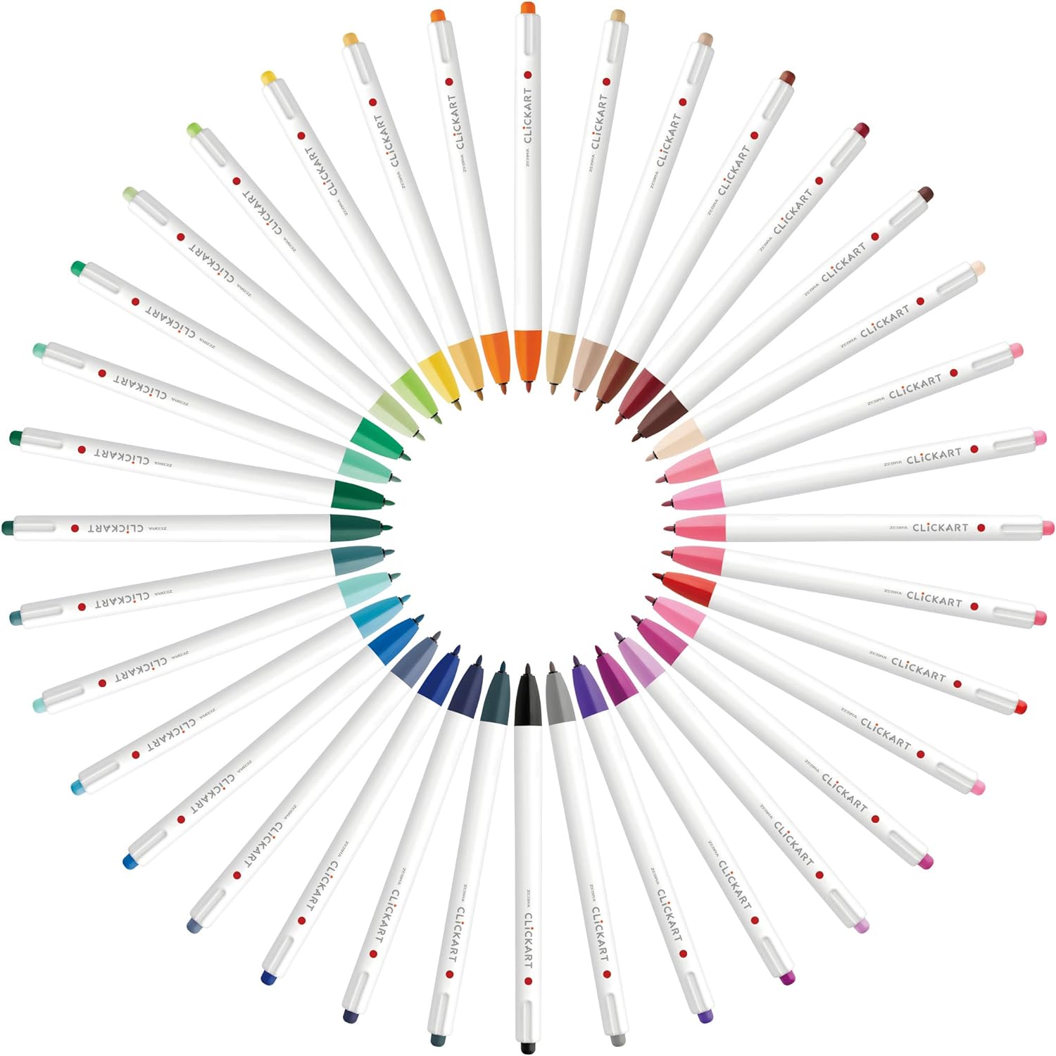 Zebra Clickart WYSS22-36C-N Lot de 36 couleurs Zebra Clickart WYSS22-36C-N Lot de 36 couleurs