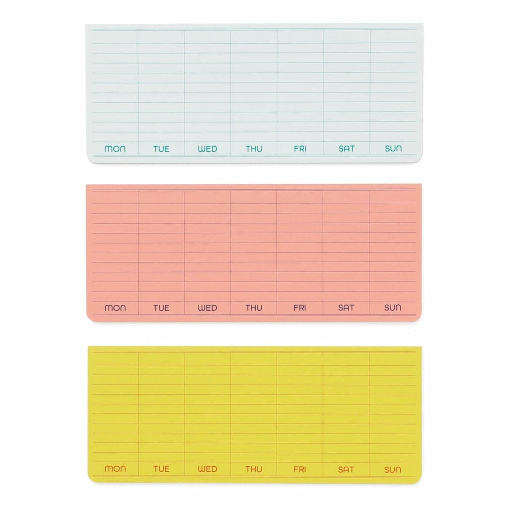 Hightide Penco Sticky Memo Pad Weekly - The Journal Shop