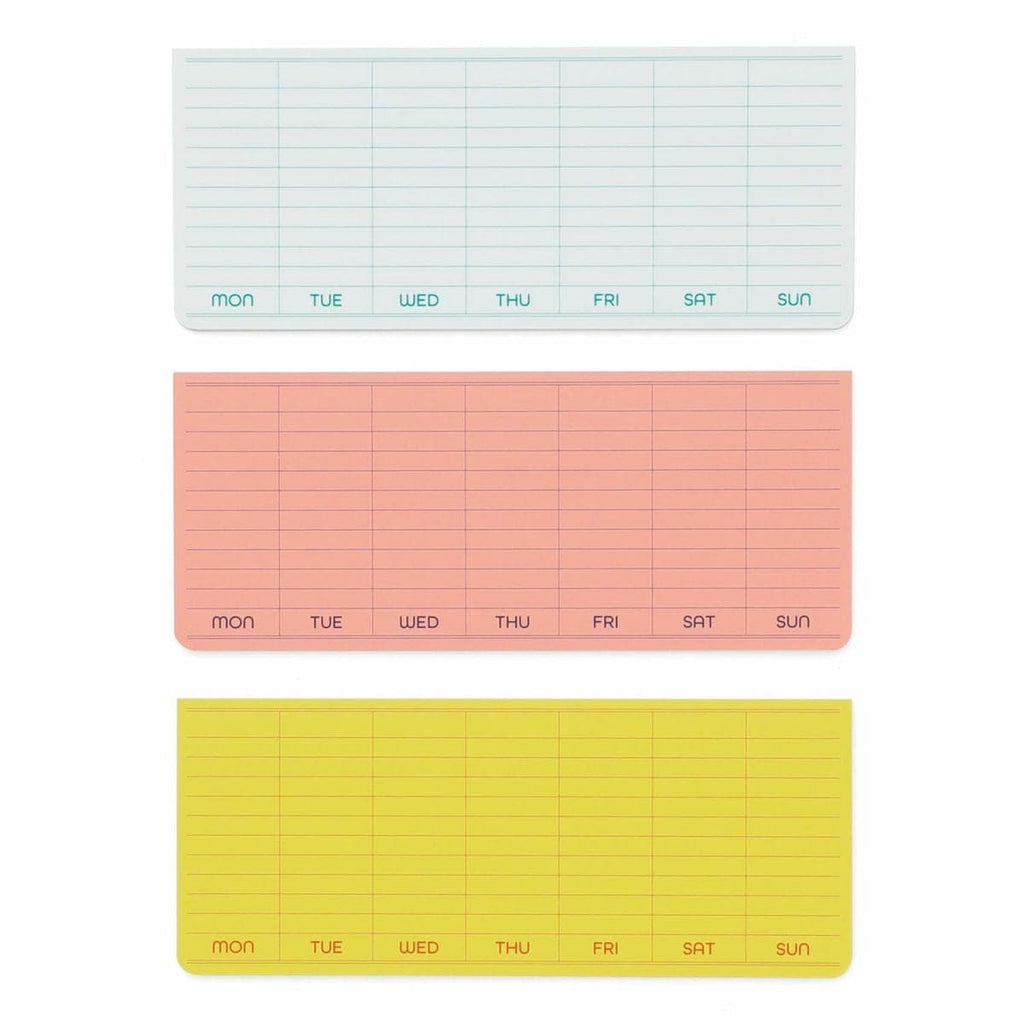Hightide Penco Sticky Memo Pad Weekly - The Journal Shop