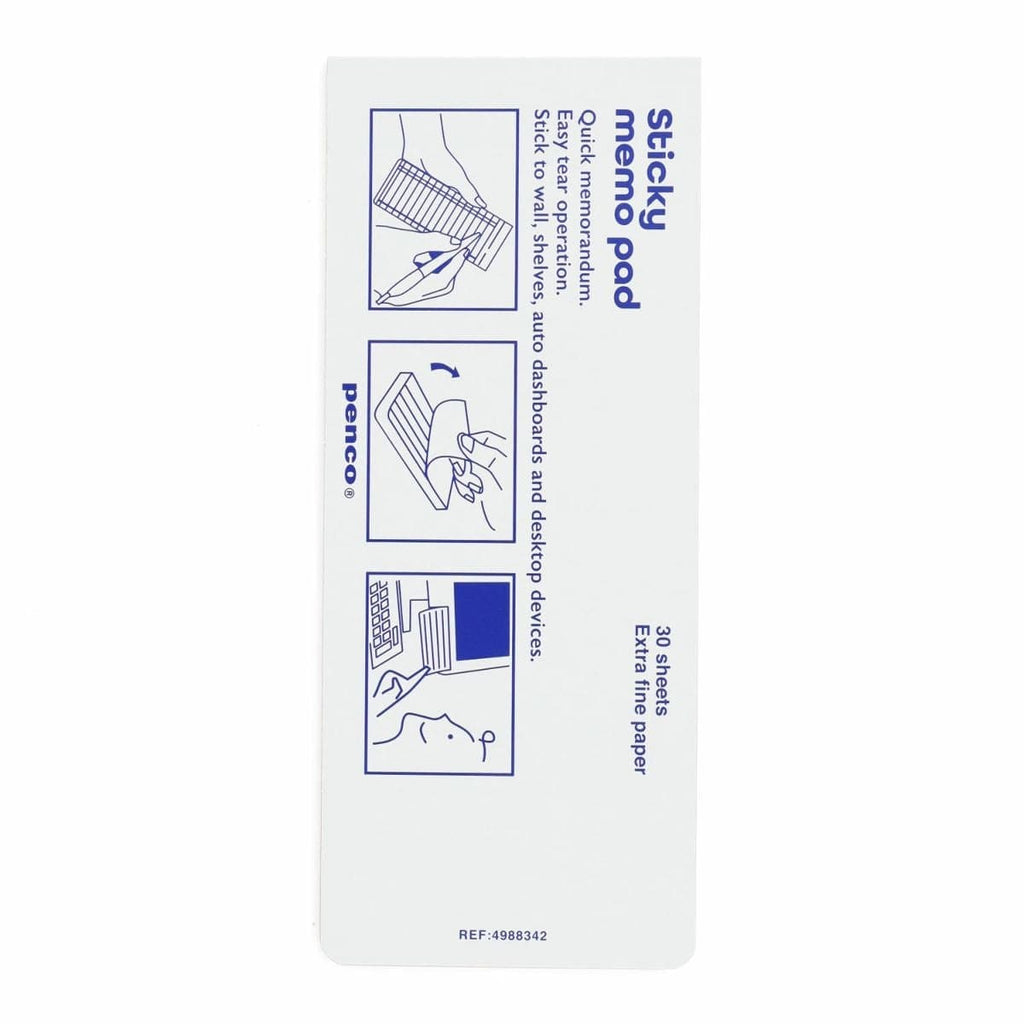 Hightide Penco Sticky Memo Pad Monthly - The Journal Shop